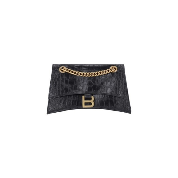 Balenciaga Small Crush Shoulder Bag – Black - NWT - Picture 1 of 5